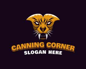 Tiger Animal Gaming logo design