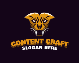 Tiger Animal Gaming logo design