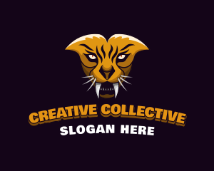 Tiger Animal Gaming logo design