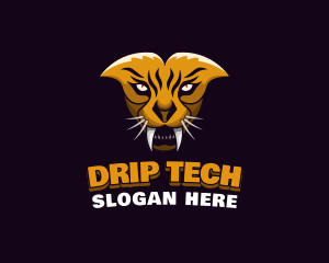 Tiger Animal Gaming logo design