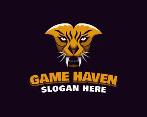 Tiger Animal Gaming logo design