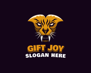 Tiger Animal Gaming logo design