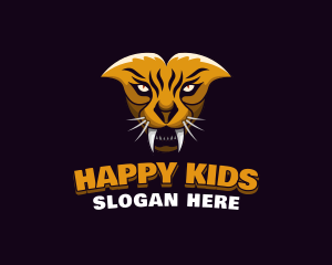 Tiger Animal Gaming logo design