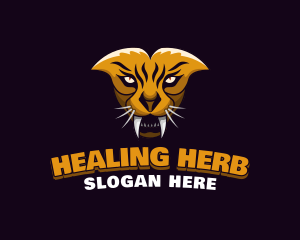 Tiger Animal Gaming logo design