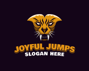 Tiger Animal Gaming logo design