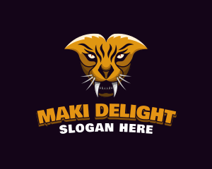 Tiger Animal Gaming logo design