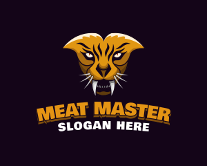Carnivore - Tiger Animal Gaming logo design