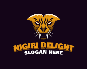 Tiger Animal Gaming logo design