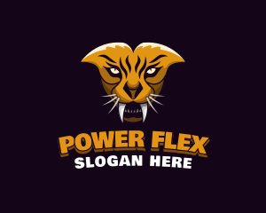 Tiger Animal Gaming logo design