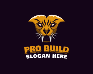 Tiger Animal Gaming logo design