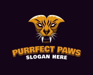 Tiger Animal Gaming logo design