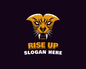 Tiger Animal Gaming logo design