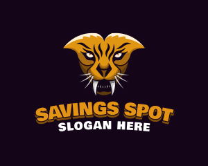 Tiger Animal Gaming logo design