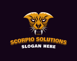 Tiger Animal Gaming logo design