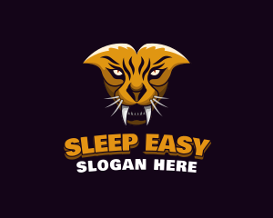 Tiger Animal Gaming logo design