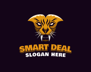 Tiger Animal Gaming logo design