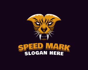 Tiger Animal Gaming logo design