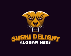 Tiger Animal Gaming logo design