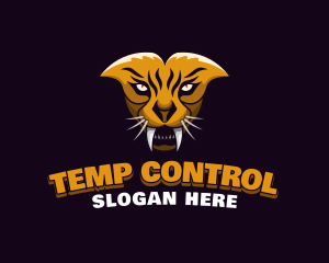 Tiger Animal Gaming logo design