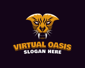 Tiger Animal Gaming logo design