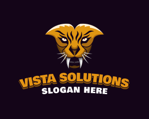 Tiger Animal Gaming logo design