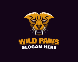 Animal - Tiger Animal Gaming logo design