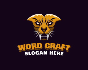 Tiger Animal Gaming logo design