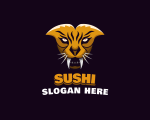 Tiger Animal Gaming logo design