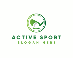 Sport - Golf Sports Athlete logo design