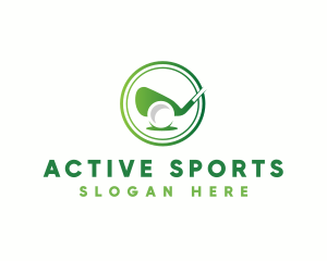 Sport - Golf Sports Athlete logo design