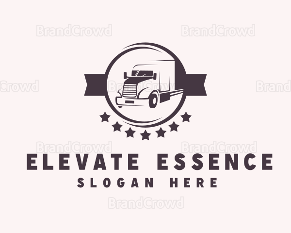 Trailer Truck Badge Logo