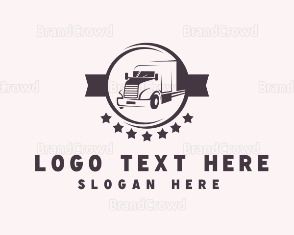 Trailer Truck Badge Logo