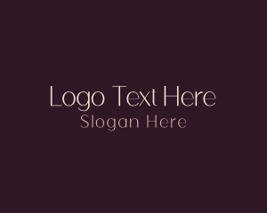 Classy Elegant Wordmark Logo