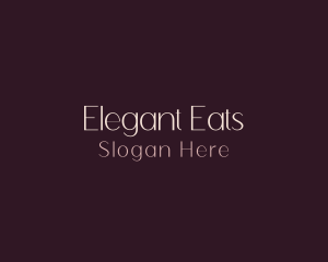 Classy Elegant Wordmark logo design