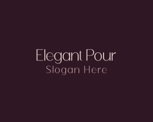 Classy Elegant Wordmark logo design