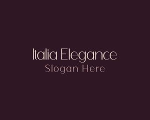 Classy Elegant Wordmark logo design