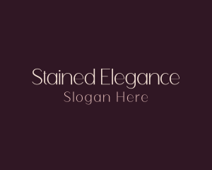 Classy Elegant Wordmark logo design