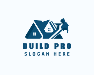 Hammer Construction Builder Logo