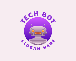 Android Robot Technology logo design