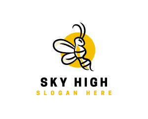 Fly - Flying Bee Wasp logo design