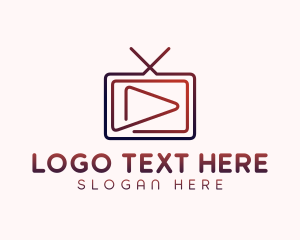Television - Television Video Broadcast logo design