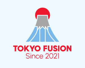 Tokyo - Japanese Mountain Destination logo design