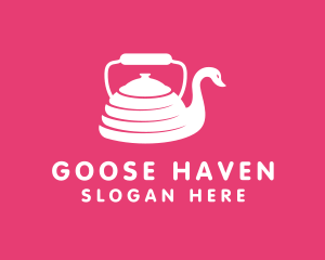 Goose - Kettle Swan Bird logo design