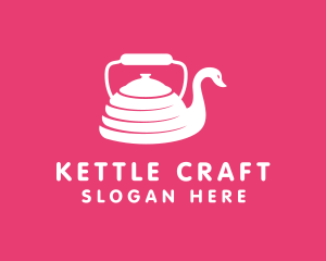Kettle - Kettle Swan Bird logo design