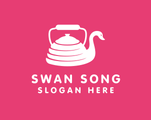 Swan - Kettle Swan Bird logo design