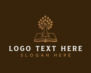 Notebook - Education Tree Book logo design