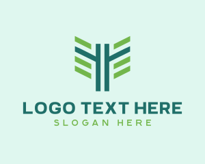 Forestry - Modern Abstract Tree logo design