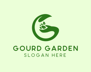 Gardener Hand Letter G logo design