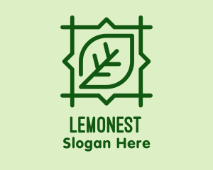 Square - Green Leaf Square logo design