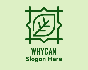 Plant - Green Leaf Square logo design